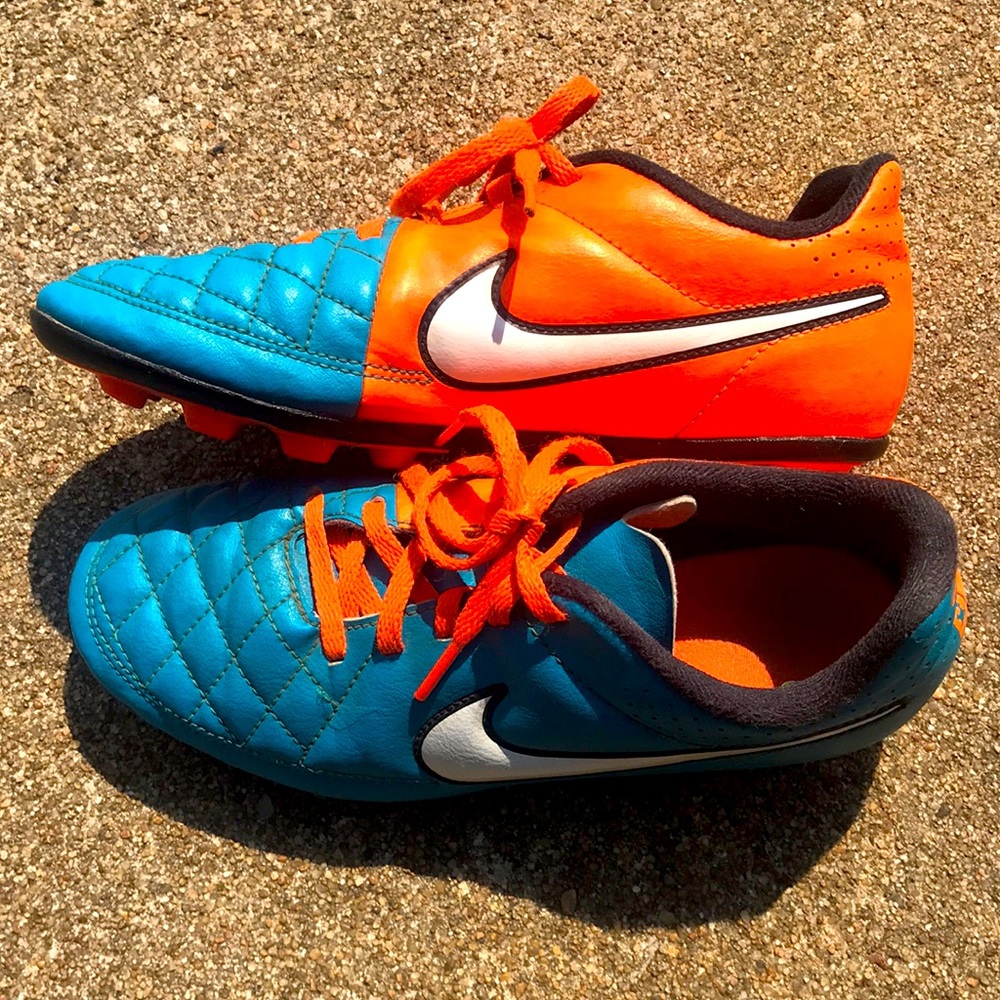 Nike Tiempo soccer boots.